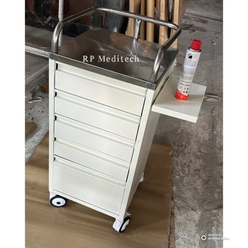 Medicine Trolley With 4 Drawer